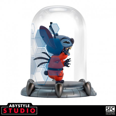 Right side view of the lovable blue alien character, showcasing the collectible figurine's dynamic pose and charming features.