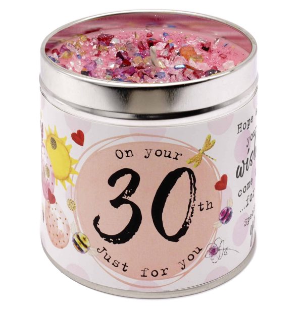 Age 30th Birthday Candle