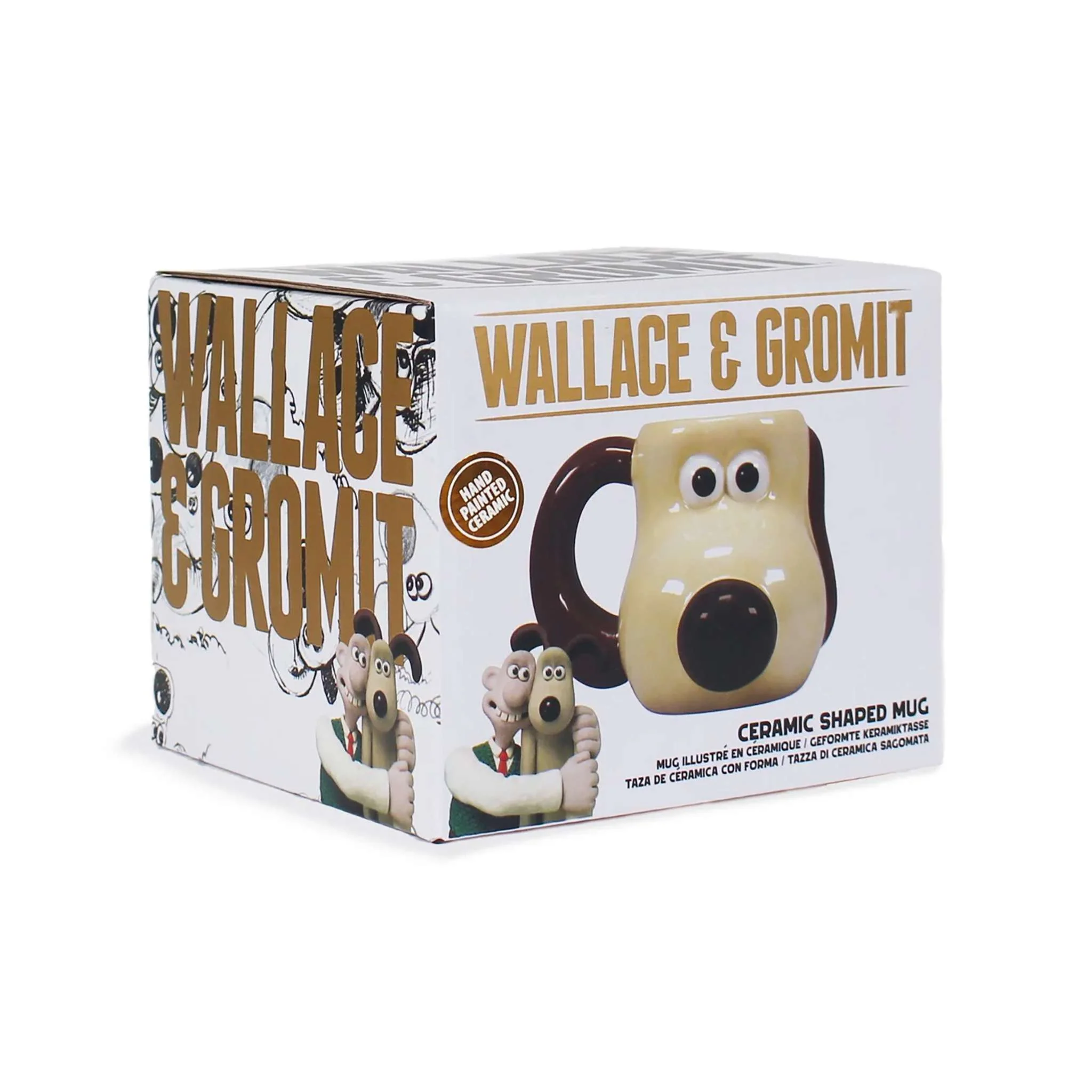 Gromit shaped Mug (Boxed) Wallace & Gromit