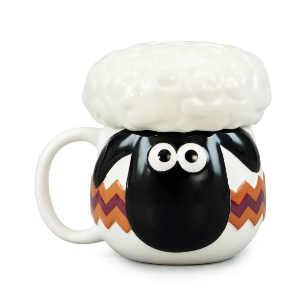 Shaun Shaped Mug w/Lid 350ML Wallace & Gromit